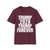 Copy of Political Campaign T-Shirt — “TRUMP 2028 TRUMP FOREVER” Bold Slogan Tee