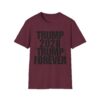 Political Campaign T-Shirt — “TRUMP 2028 TRUMP FOREVER” Bold Slogan Tee