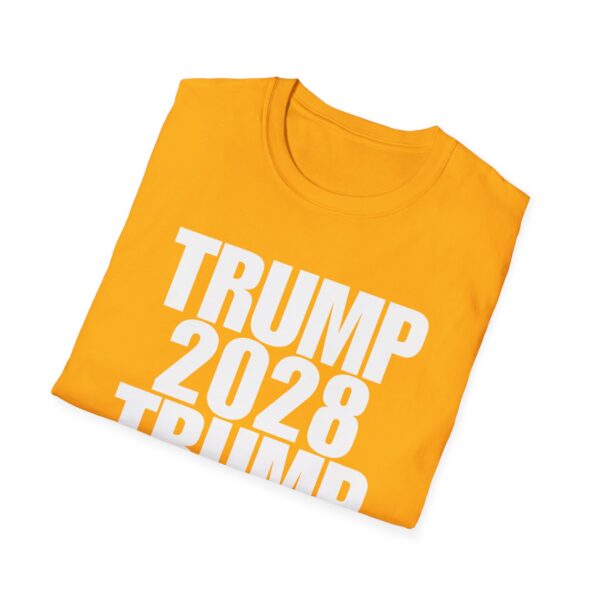 Copy of Political Campaign T-Shirt — “TRUMP 2028 TRUMP FOREVER” Bold Slogan Tee