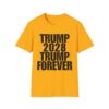 Political Campaign T-Shirt — “TRUMP 2028 TRUMP FOREVER” Bold Slogan Tee
