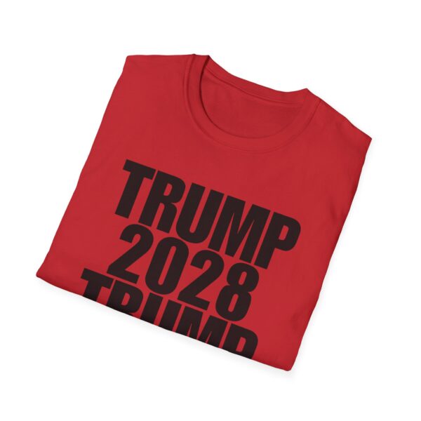 Political Campaign T-Shirt — “TRUMP 2028 TRUMP FOREVER” Bold Slogan Tee