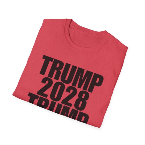 Political Campaign T-Shirt — “TRUMP 2028 TRUMP FOREVER” Bold Slogan Tee