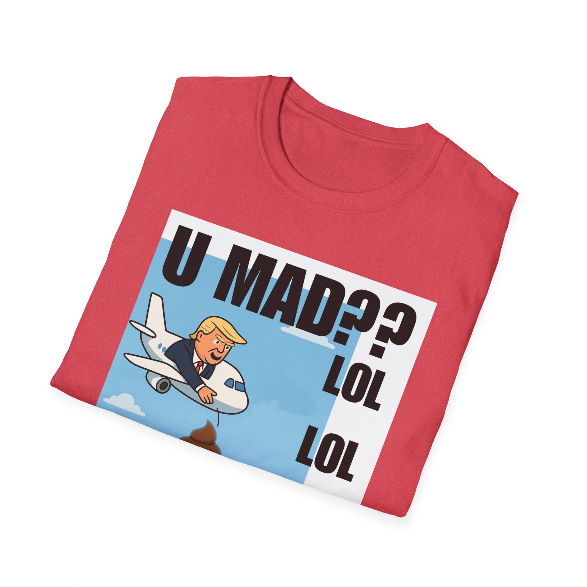 Graphic T-Shirt — "U MAD?? LOLOLOL" Plane Meme Tee 2 - Image 20