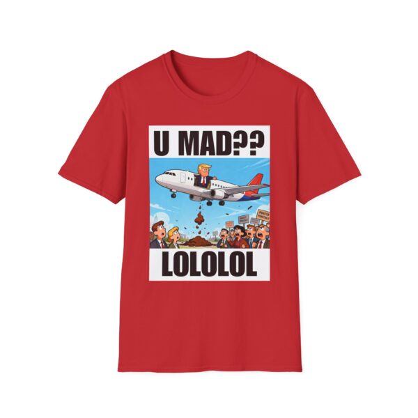 Graphic T-Shirt — "U MAD?? LOLOLOL" Plane Meme Tee