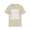 Copy of Political Campaign T-Shirt — “TRUMP 2028 TRUMP FOREVER” Bold Slogan Tee
