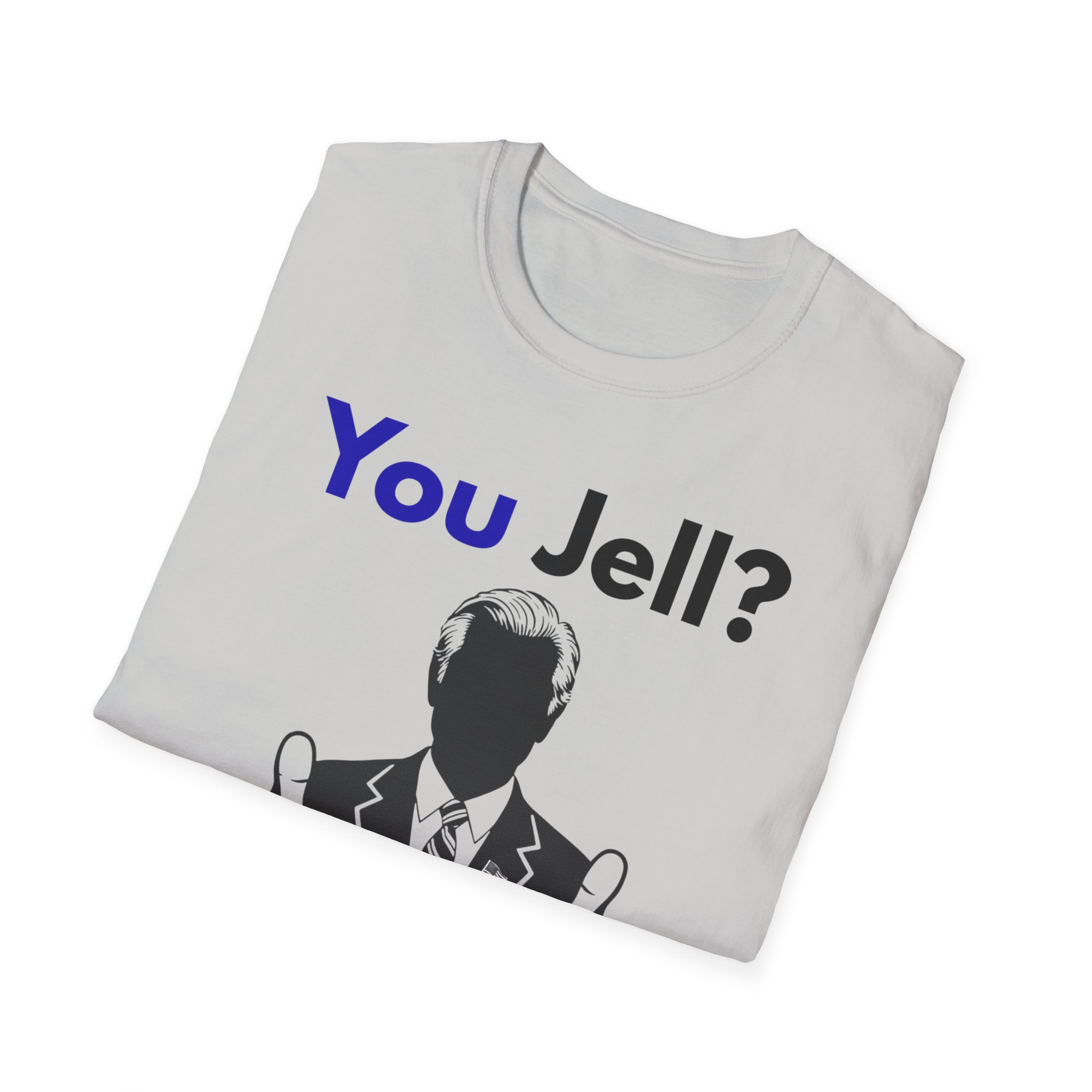 You Jell? Yeah You Jelly T-Shirt | Funny Thumbs Up Silhouette Tee - Image 12