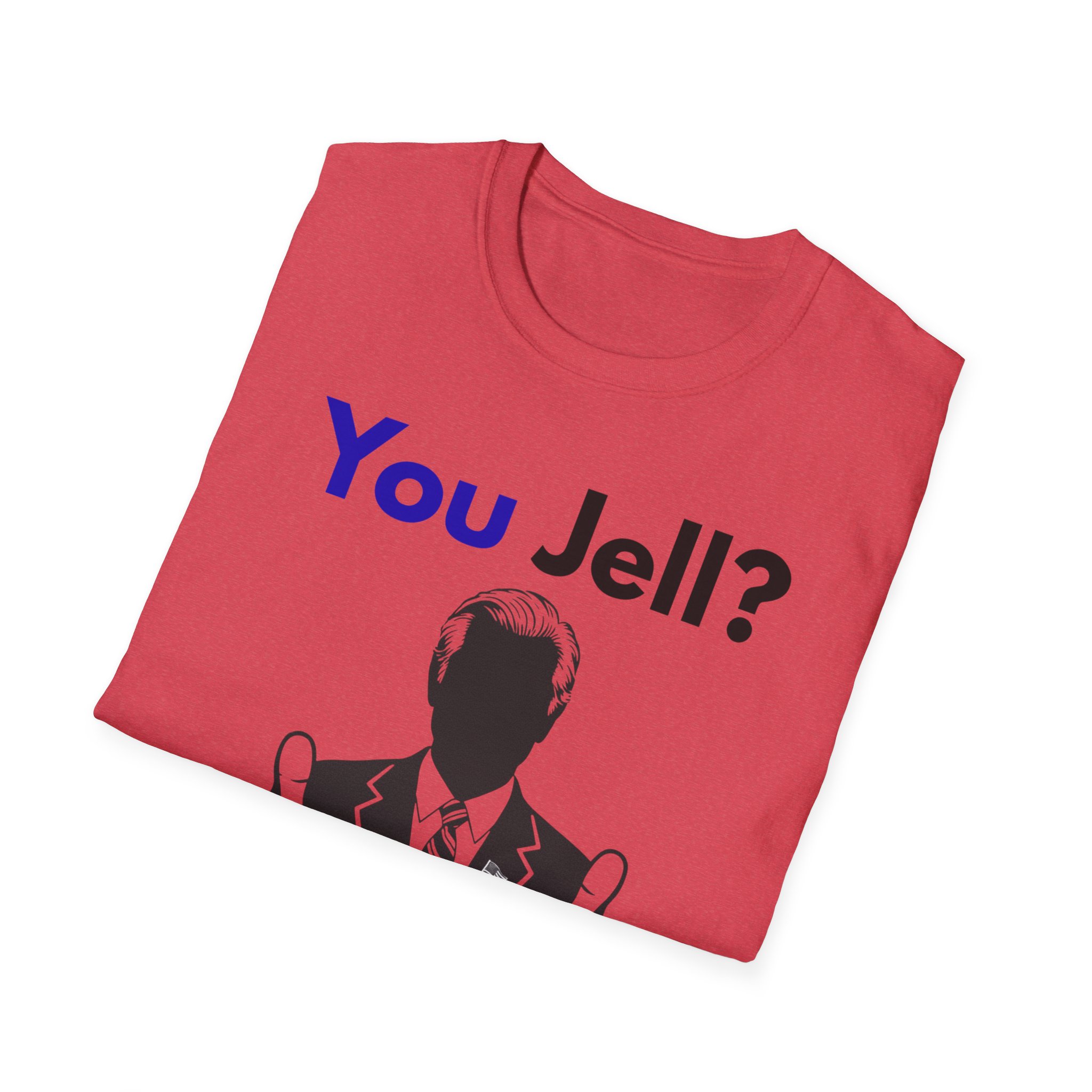 You Jell? Yeah You Jelly T-Shirt | Funny Thumbs Up Silhouette Tee - Image 40
