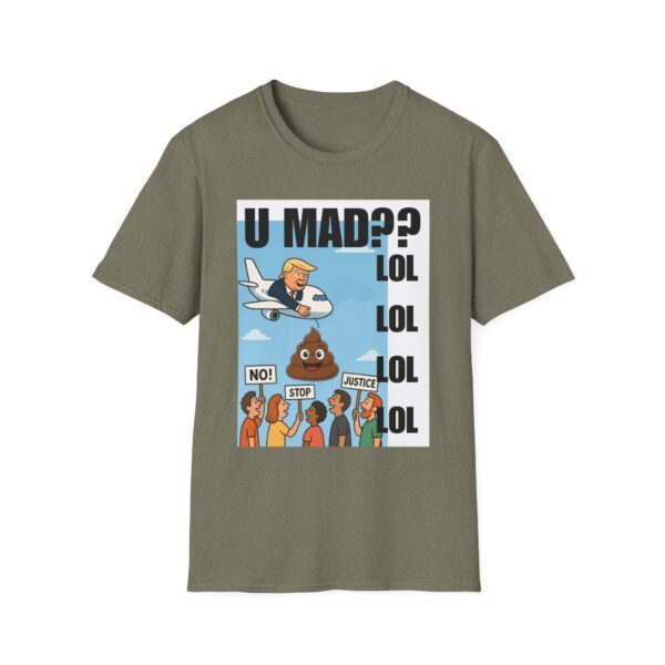 Graphic T-Shirt — "U MAD?? LOLOLOL" Plane Meme Tee 2