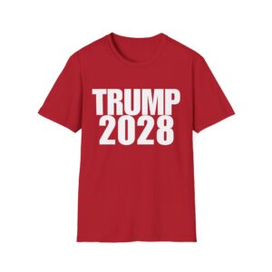 Copy of Copy of Copy of Copy of Copy of Political Campaign T-Shirt — “TRUMP 2028 TRUMP FOREVER” Bold Slogan Tee