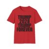 Political Campaign T-Shirt — “TRUMP 2028 TRUMP FOREVER” Bold Slogan Tee