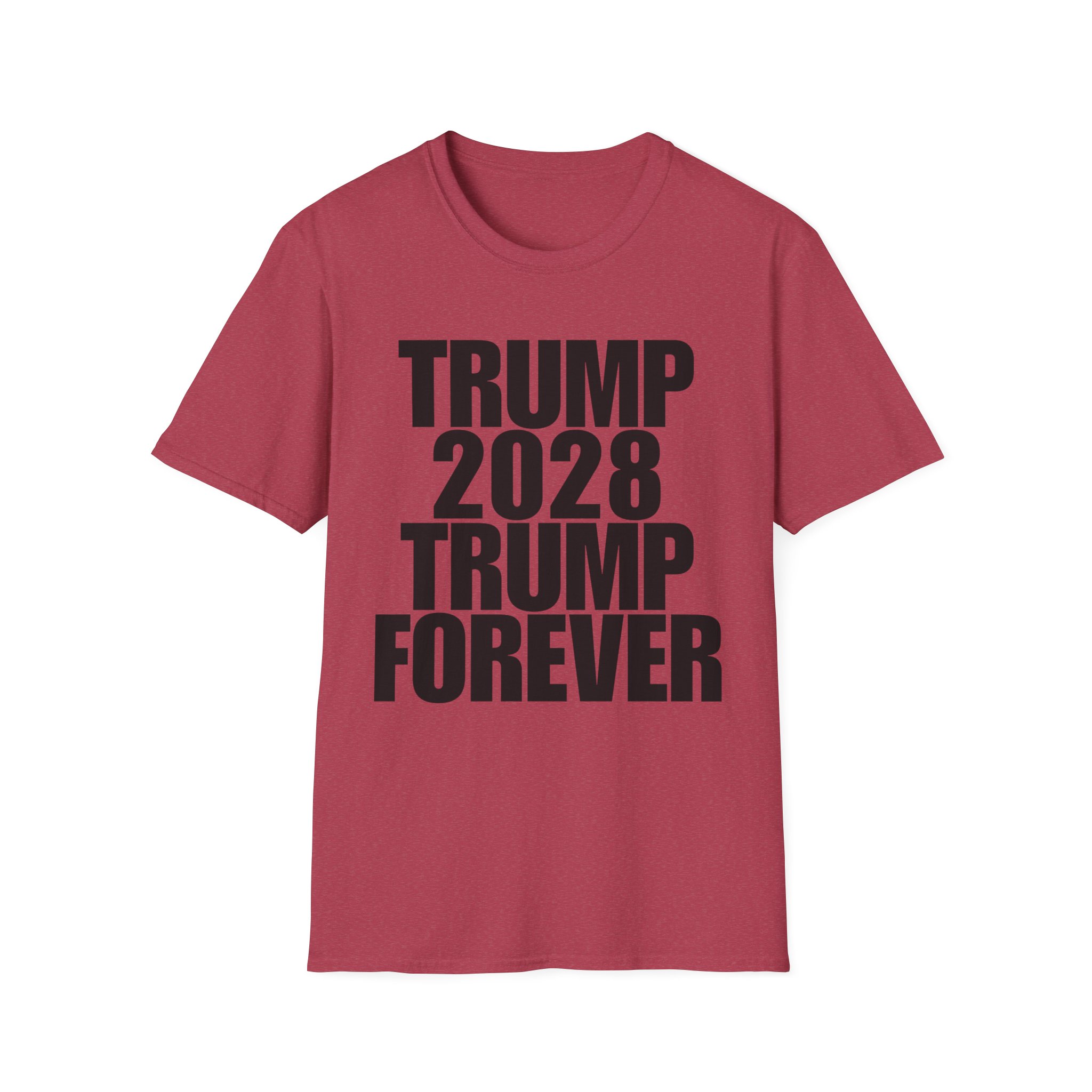Political Campaign T-Shirt — “TRUMP 2028 TRUMP FOREVER” Bold Slogan Tee - Image 49