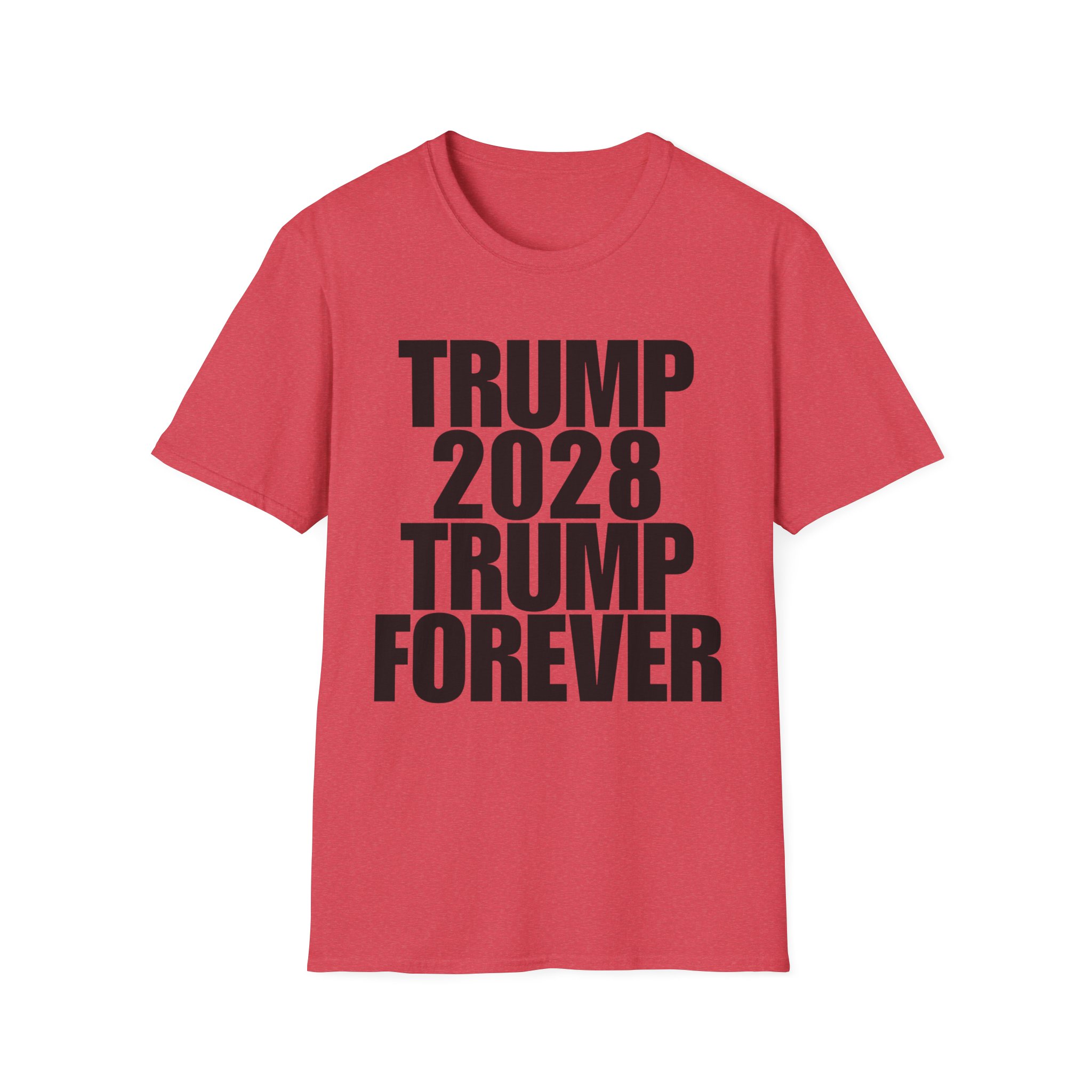 Political Campaign T-Shirt — “TRUMP 2028 TRUMP FOREVER” Bold Slogan Tee - Image 37
