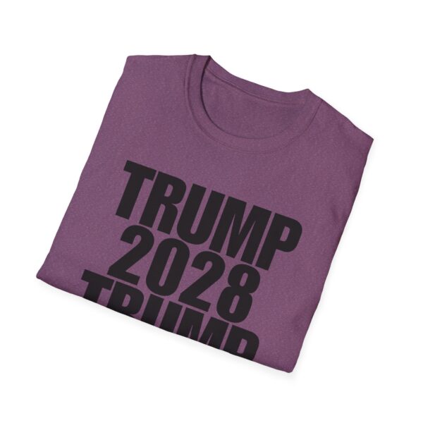Political Campaign T-Shirt — “TRUMP 2028 TRUMP FOREVER” Bold Slogan Tee