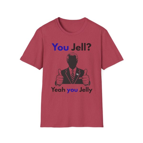 You Jell? Yeah You Jelly T-Shirt | Funny Thumbs Up Silhouette Tee