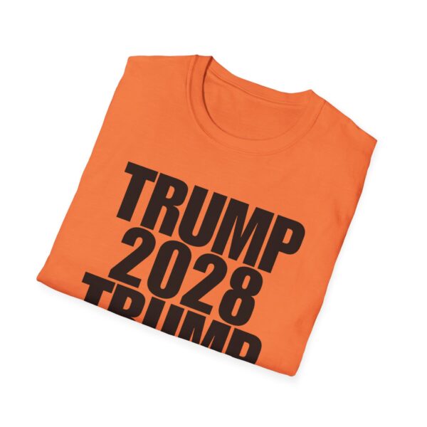 Political Campaign T-Shirt — “TRUMP 2028 TRUMP FOREVER” Bold Slogan Tee