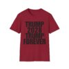 Political Campaign T-Shirt — “TRUMP 2028 TRUMP FOREVER” Bold Slogan Tee