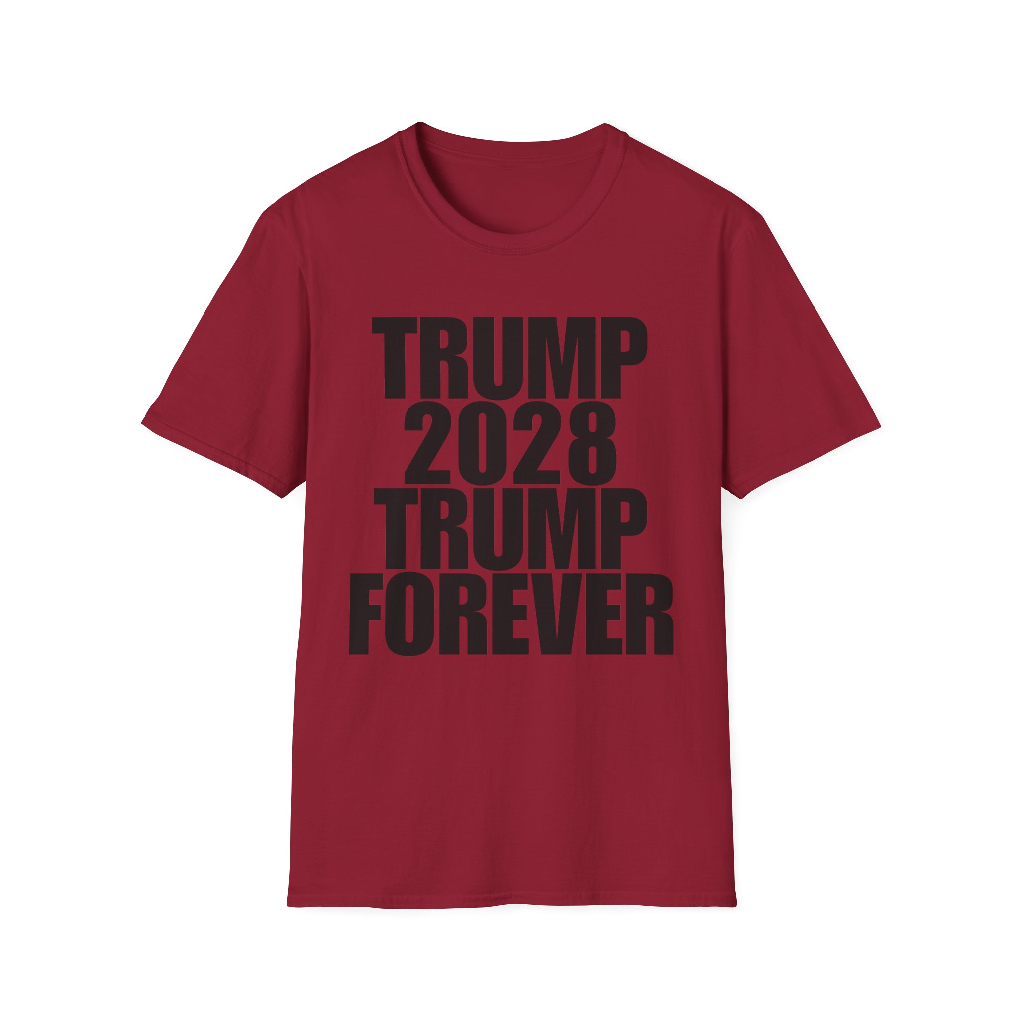 Political Campaign T-Shirt — “TRUMP 2028 TRUMP FOREVER” Bold Slogan Tee - Image 53