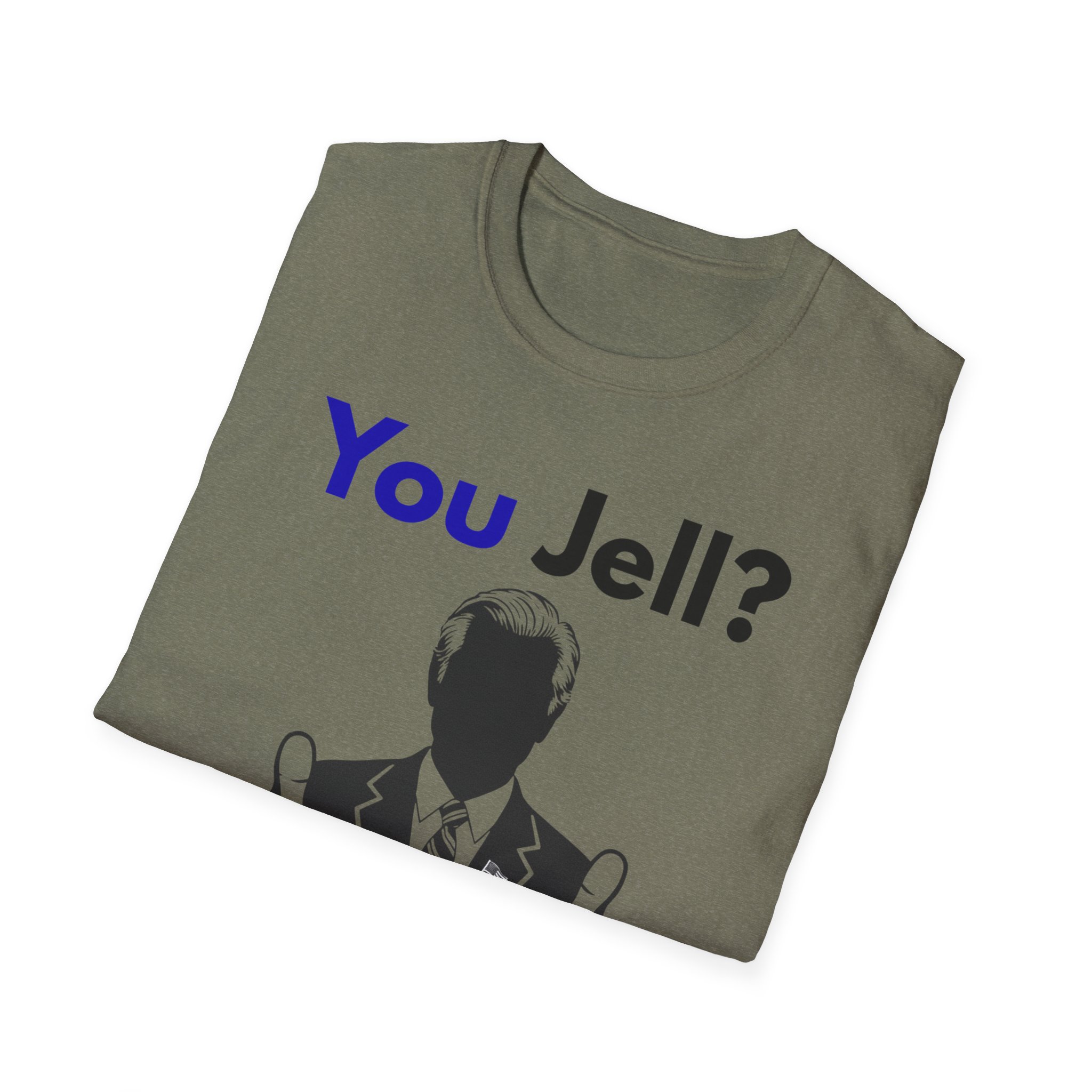 You Jell? Yeah You Jelly T-Shirt | Funny Thumbs Up Silhouette Tee - Image 20