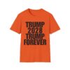 Political Campaign T-Shirt — “TRUMP 2028 TRUMP FOREVER” Bold Slogan Tee