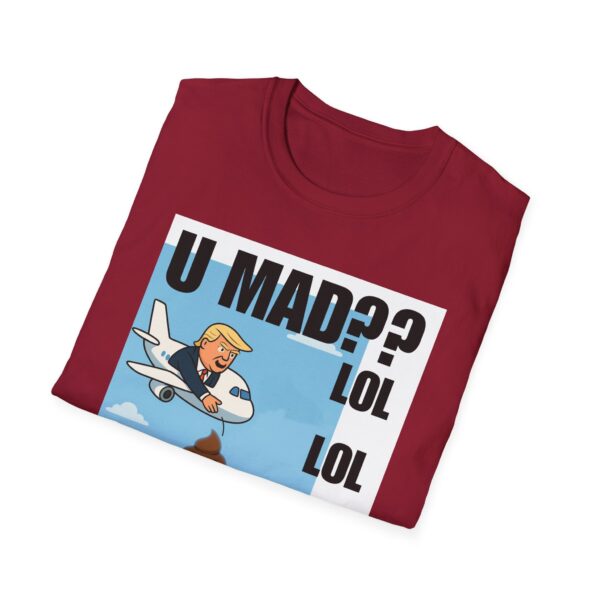 Graphic T-Shirt — "U MAD?? LOLOLOL" Plane Meme Tee 2