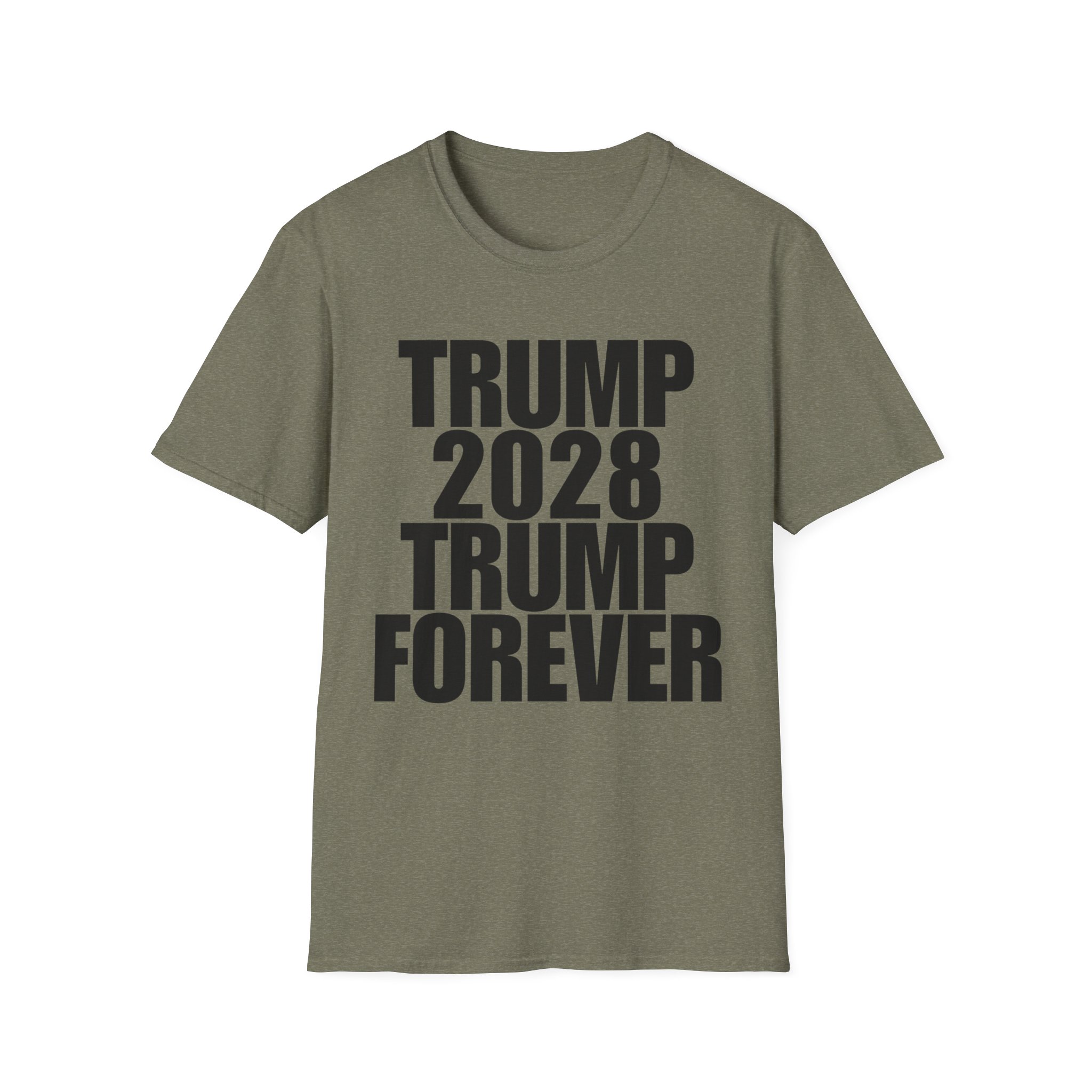 Political Campaign T-Shirt — “TRUMP 2028 TRUMP FOREVER” Bold Slogan Tee - Image 29