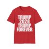 Copy of Political Campaign T-Shirt — “TRUMP 2028 TRUMP FOREVER” Bold Slogan Tee