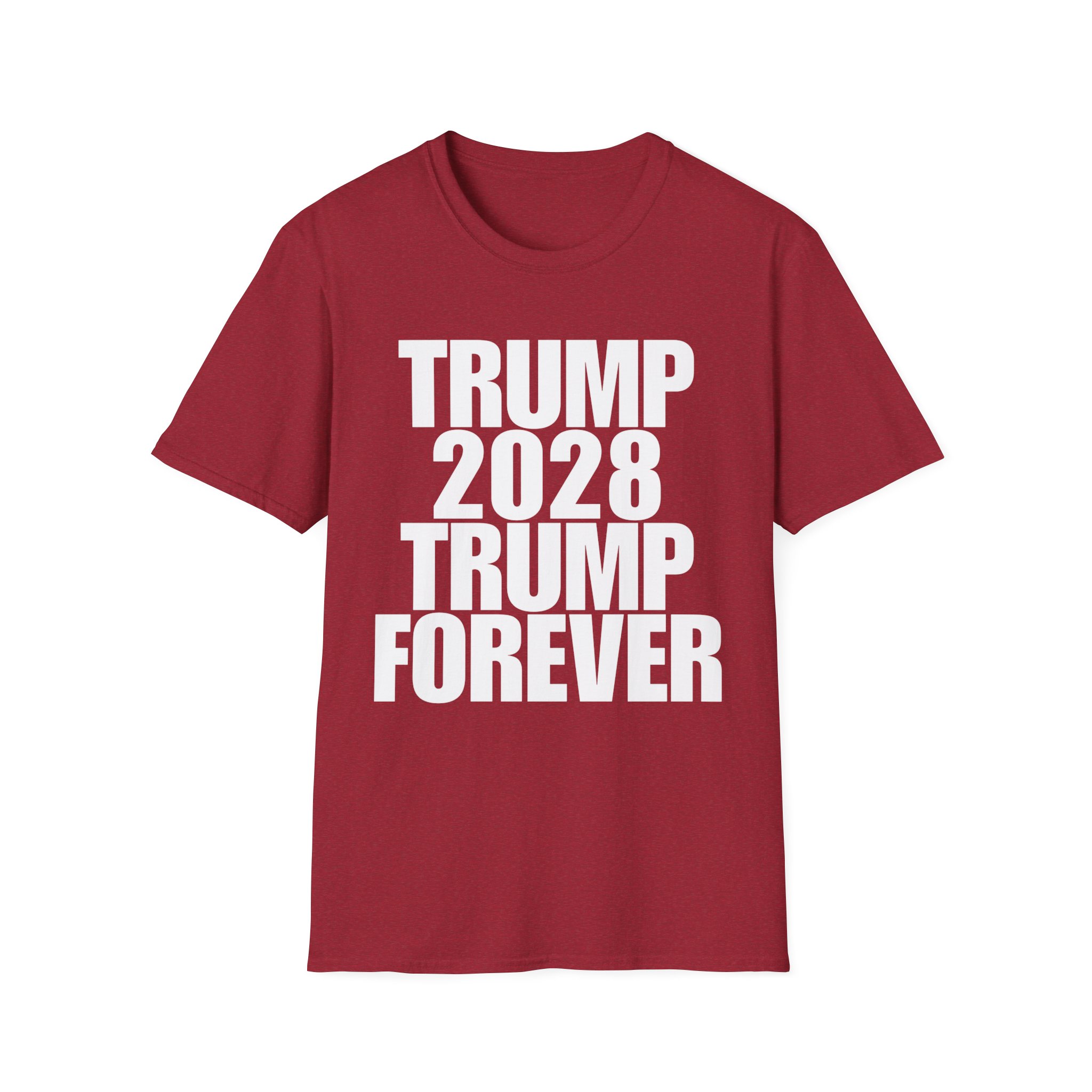 Copy of Political Campaign T-Shirt — “TRUMP 2028 TRUMP FOREVER” Bold Slogan Tee - Image 45
