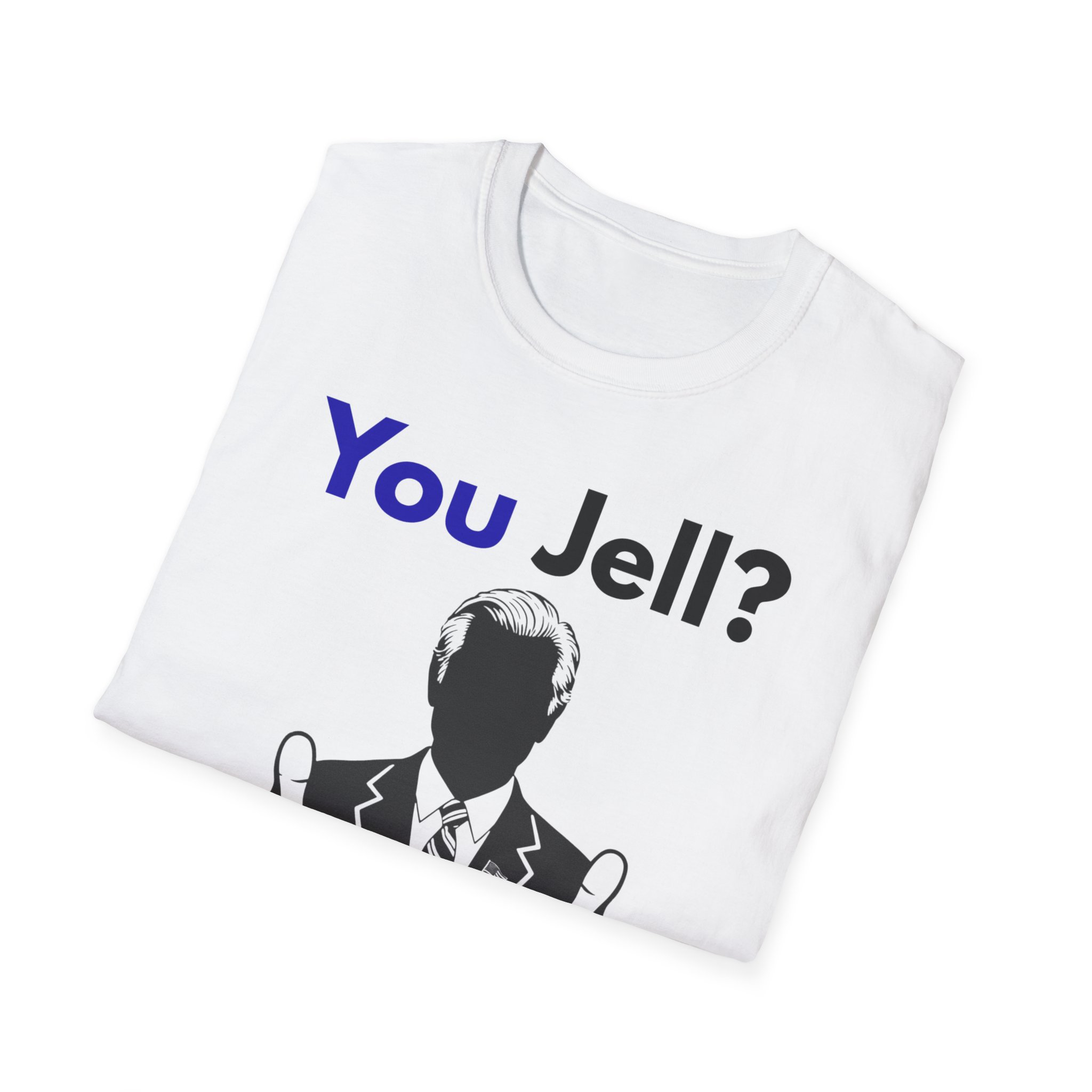 You Jell? Yeah You Jelly T-Shirt | Funny Thumbs Up Silhouette Tee - Image 4