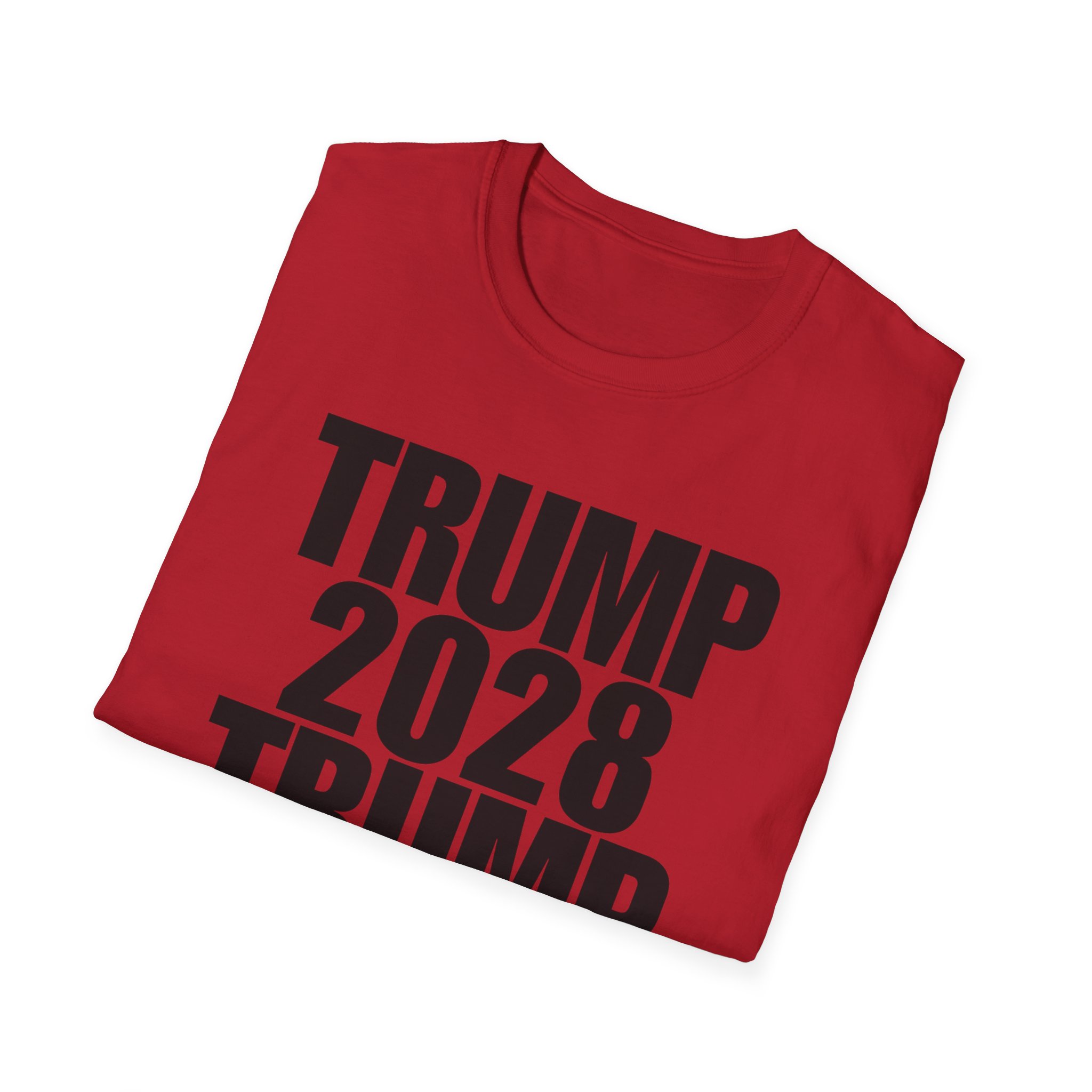 Political Campaign T-Shirt — “TRUMP 2028 TRUMP FOREVER” Bold Slogan Tee - Image 4