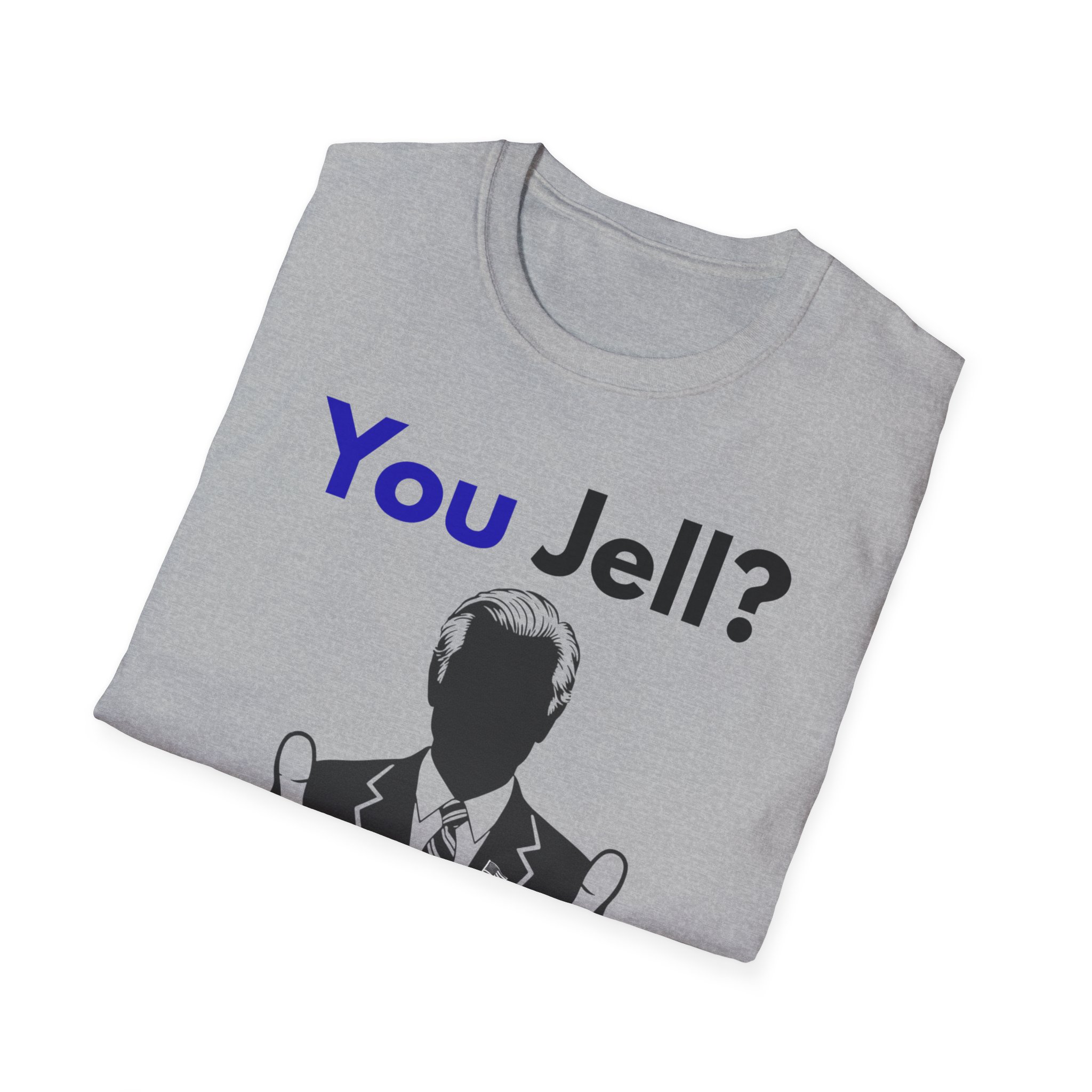 You Jell? Yeah You Jelly T-Shirt | Funny Thumbs Up Silhouette Tee - Image 16