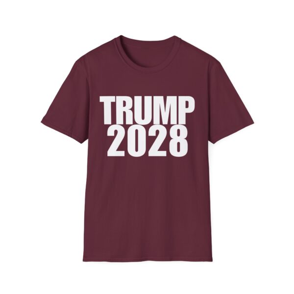 Copy of Copy of Copy of Copy of Copy of Political Campaign T-Shirt — “TRUMP 2028 TRUMP FOREVER” Bold Slogan Tee