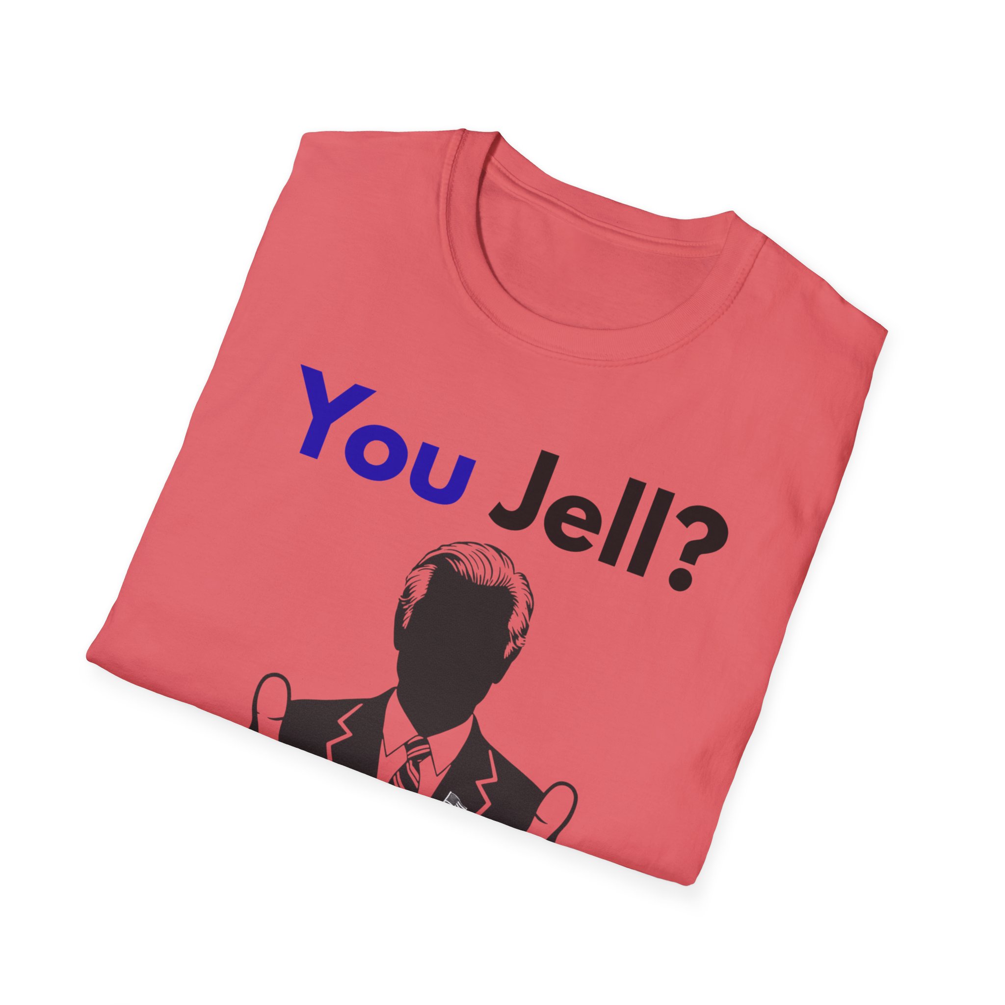 You Jell? Yeah You Jelly T-Shirt | Funny Thumbs Up Silhouette Tee - Image 8