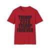 Political Campaign T-Shirt — “TRUMP 2028 TRUMP FOREVER” Bold Slogan Tee