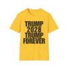 Political Campaign T-Shirt — “TRUMP 2028 TRUMP FOREVER” Bold Slogan Tee