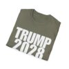 Copy of Copy of Copy of Copy of Copy of Political Campaign T-Shirt — “TRUMP 2028 TRUMP FOREVER” Bold Slogan Tee