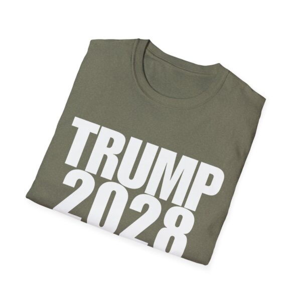 Copy of Copy of Copy of Copy of Copy of Political Campaign T-Shirt — “TRUMP 2028 TRUMP FOREVER” Bold Slogan Tee