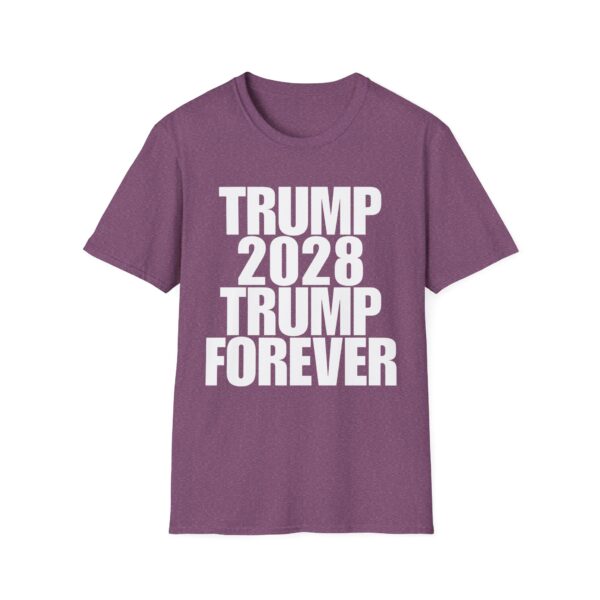 Copy of Political Campaign T-Shirt — “TRUMP 2028 TRUMP FOREVER” Bold Slogan Tee