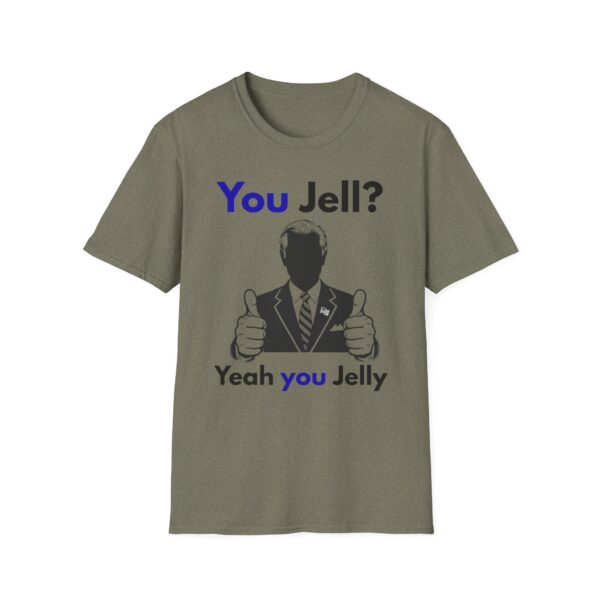 You Jell? Yeah You Jelly T-Shirt | Funny Thumbs Up Silhouette Tee