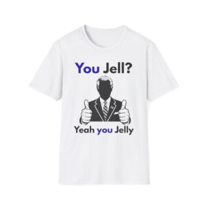 You Jell? Yeah You Jelly T-Shirt | Funny Thumbs Up Silhouette Tee