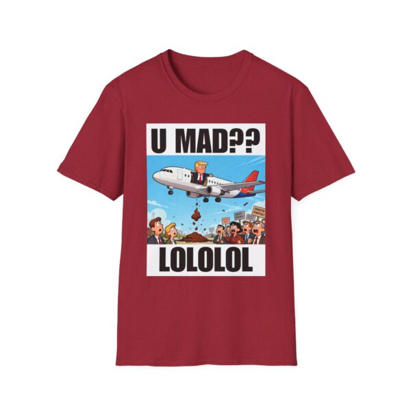 Graphic T-Shirt — "U MAD?? LOLOLOL" Plane Meme Tee